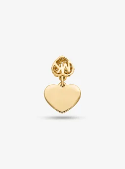 Pulseira em forma de coração com incrustações em prata de lei banhada a metal precioso | Michael Kors [PT]