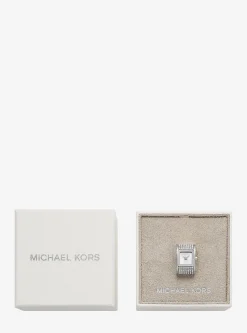 Relógio anel prateado com incrustações Darrington | Michael Kors [PT]