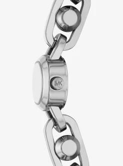 Relógio com bracelete de elos prateado Astor mini | Michael Kors [PT]