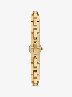 Relógio com bracelete de elos dourado Astor mini | Michael Kors [PT]