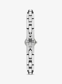 Relógio com bracelete de elos prateado Astor mini | Michael Kors [PT]
