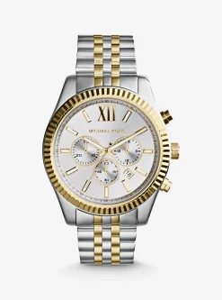 Relógio de dois tons Lexington de tamanho grande | Michael Kors [PT]