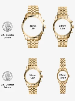 Relógio de dois tons Lexington de tamanho grande | Michael Kors [PT]