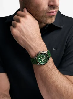 Relógio de silicone e dois tons Maritime de tamanho grande | Michael Kors [PT]