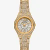 Relógio dourado com incrustações Raquel mini | Michael Kors [PT]