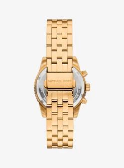 Relógio dourado com incrustações Bryant mini | Michael Kors [PT]