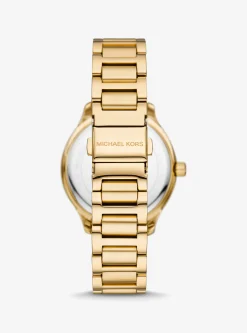 Relógio dourado com incrustações Sage | Michael Kors [PT]