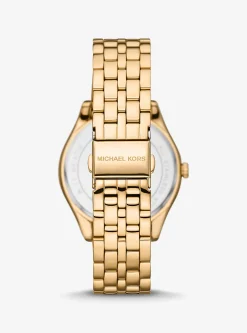 Relógio dourado com incrustações Harlowe | Michael Kors [PT]