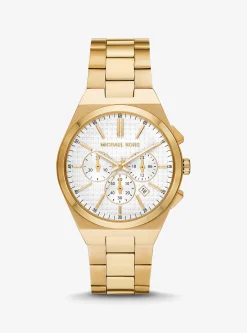 Relógio dourado Lennox de tamanho grande | Michael Kors [PT]