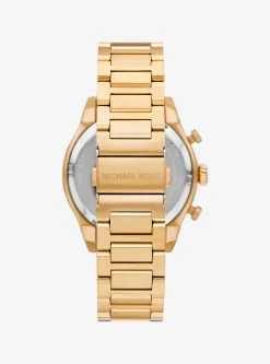 Relógio dourado Panorama de tamanho grande | Michael Kors [PT]