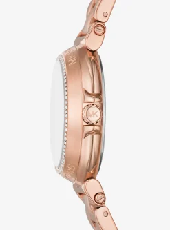 Relógio dourado-rosa com incrustações Maren mini | Michael Kors [PT]
