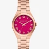 Relógio dourado-rosa Lennox | Michael Kors [PT]