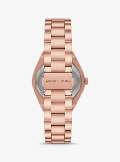 Relógio dourado-rosa Lennox | Michael Kors [PT]
