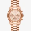 Relógio dourado-rosa Runway | Michael Kors [PT]
