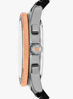 Relógio em bronze e silicone Maritime de tamanho grande | Michael Kors [PT]