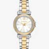 Relógio em dois tons com incrustações Maren mini | Michael Kors [PT]