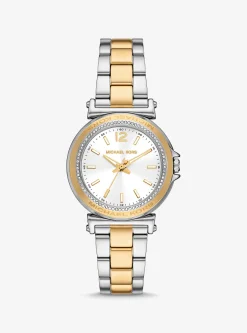 Relógio em dois tons com incrustações Maren mini | Michael Kors [PT]
