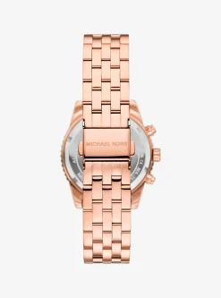 Relógio em dourado-rosa Bryant com incrustações mini | Michael Kors [PT]