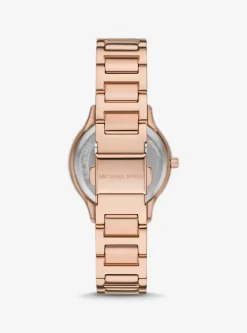 Relógio em dourado-rosa com incrustações Sage mini | Michael Kors [PT]
