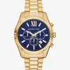 Relógio Lexington dourado de tamanho grande | Michael Kors [PT]