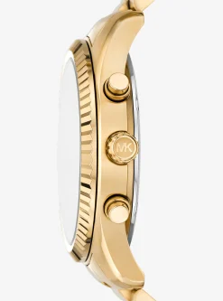 Relógio Lexington dourado de tamanho grande | Michael Kors [PT]