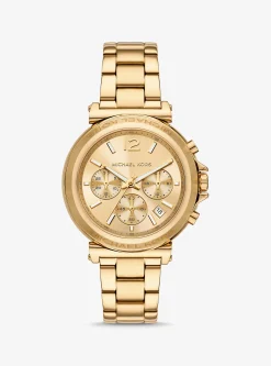 Relógio Maren dourado de tamanho grande | Michael Kors [PT]
