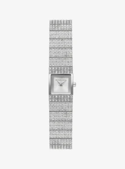 Relógio prateado com incrustações Darrington mini | Michael Kors [PT]