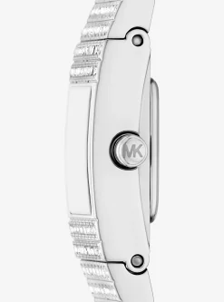 Relógio prateado com incrustações Darrington mini | Michael Kors [PT]
