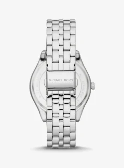 Relógio prateado com incrustações Harlowe | Michael Kors [PT]