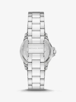 Relógio prateado Everest de tamanho grande | Michael Kors [PT]