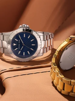 Relógio prateado Everest de tamanho grande | Michael Kors [PT]