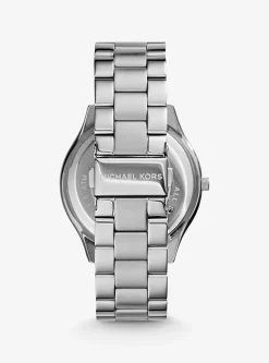 Relógio prateado Runway fino | Michael Kors [PT]
