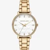 Relógio Pyper com logótipo em relevo dourado | Michael Kors [PT]