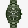 Relógio verde Lexington de tamanho grande | Michael Kors [PT]