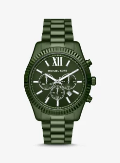 Relógio verde Lexington de tamanho grande | Michael Kors [PT]
