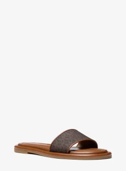 Sandália chinelo com logótipo exclusivo Dana | Michael Kors [PT]