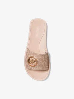 Sandália chinelo em malha de rede brilhante | Michael Kors [PT]