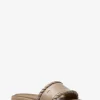 Sandália chinelo em pele Dana | Michael Kors [PT]