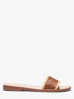 Sandália chinelo em pele Drea | Michael Kors [PT]