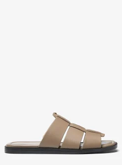 Sandália chinelo em pele Indy | Michael Kors [PT]