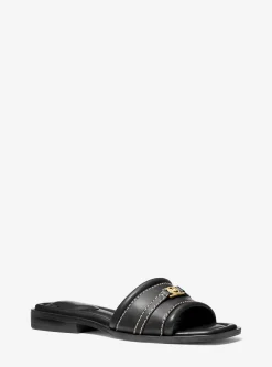 Sandália chinelo em pele Mandy | Michael Kors [PT]