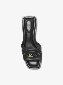 Sandália chinelo em pele Mandy | Michael Kors [PT]