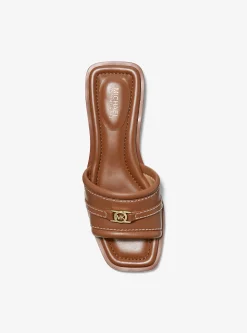 Sandália chinelo em pele Mandy | Michael Kors [PT]
