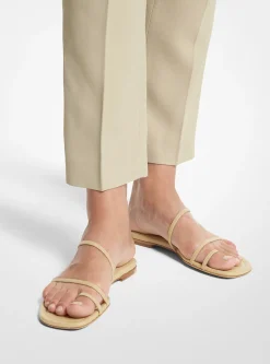 Sandália chinelo em pele Patti | Michael Kors [PT]