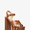 Sandália com plataforma em pele Nora | Michael Kors [PT]