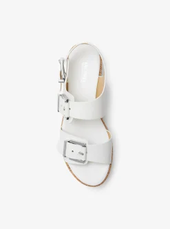 Sandália com plataforma em pele Colby | Michael Kors [PT]