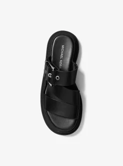 Sandália com plataforma em pele Colby | Michael Kors [PT]