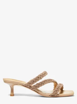 Sandália de salto baixo adornada Celia | Michael Kors [PT]