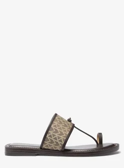 Sandália em jacquard com logótipo MK2000 Ashtin | Michael Kors [PT]