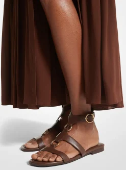 Sandália em pele Dusty Ring | Michael Kors [PT]